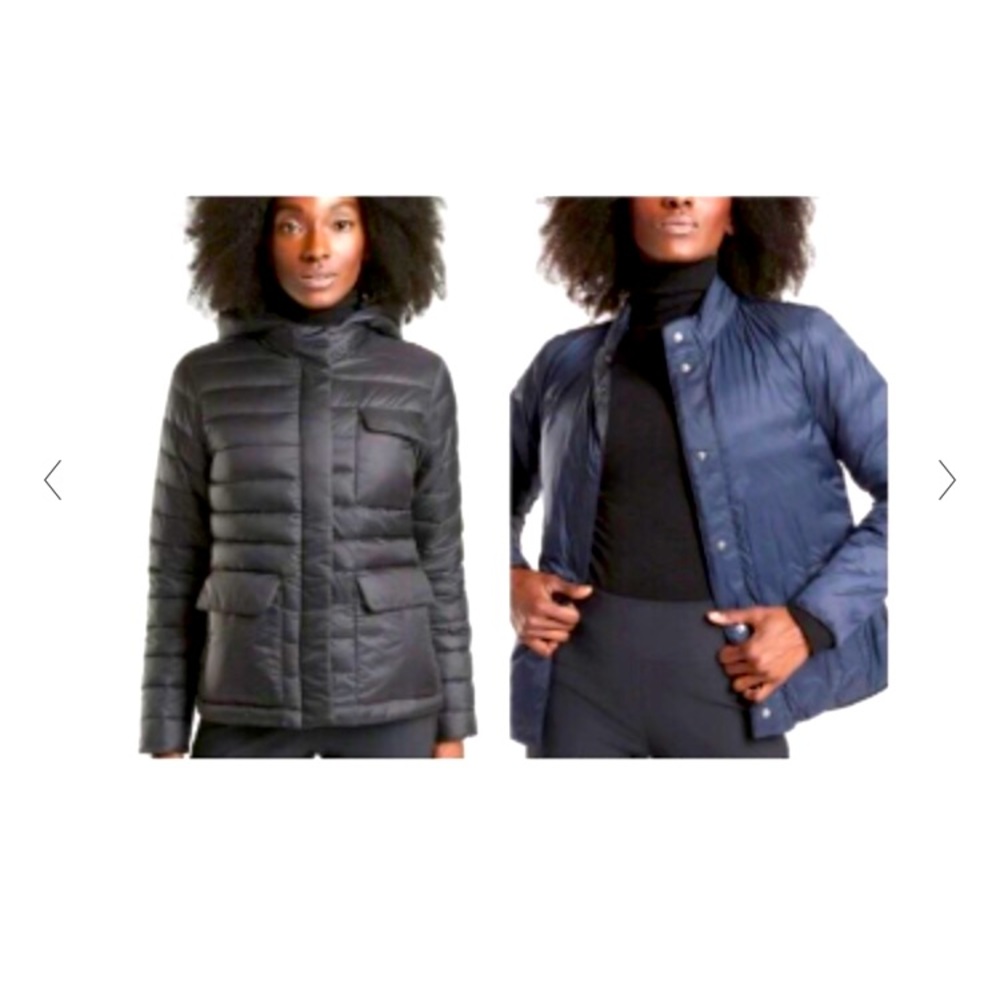 Athleta pulse reversible down jacket.
